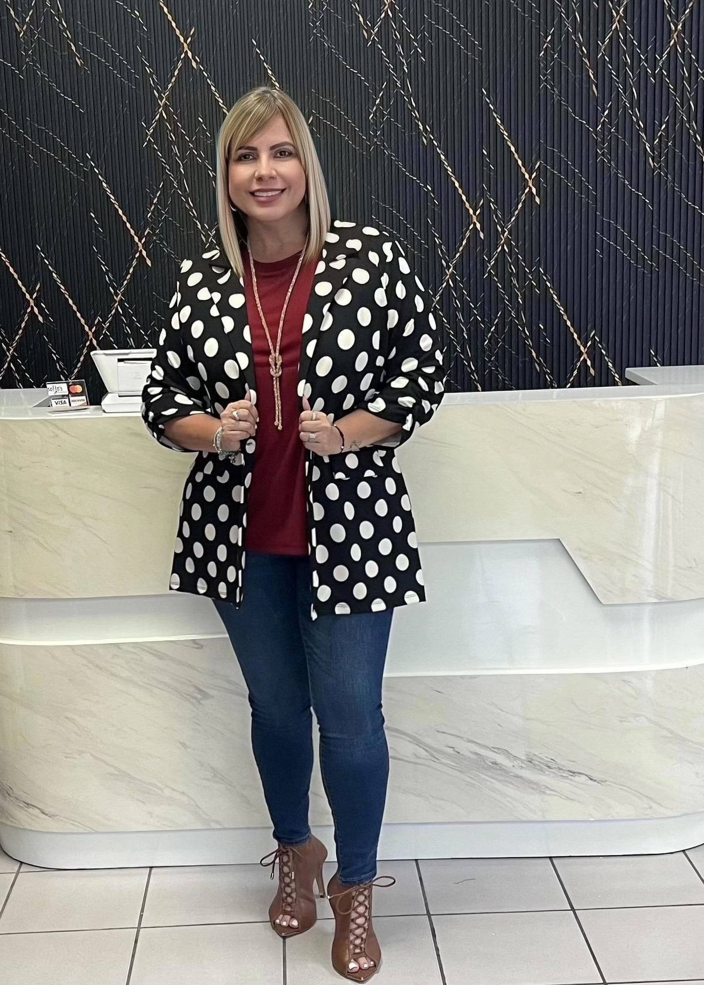 Polkadots blazer