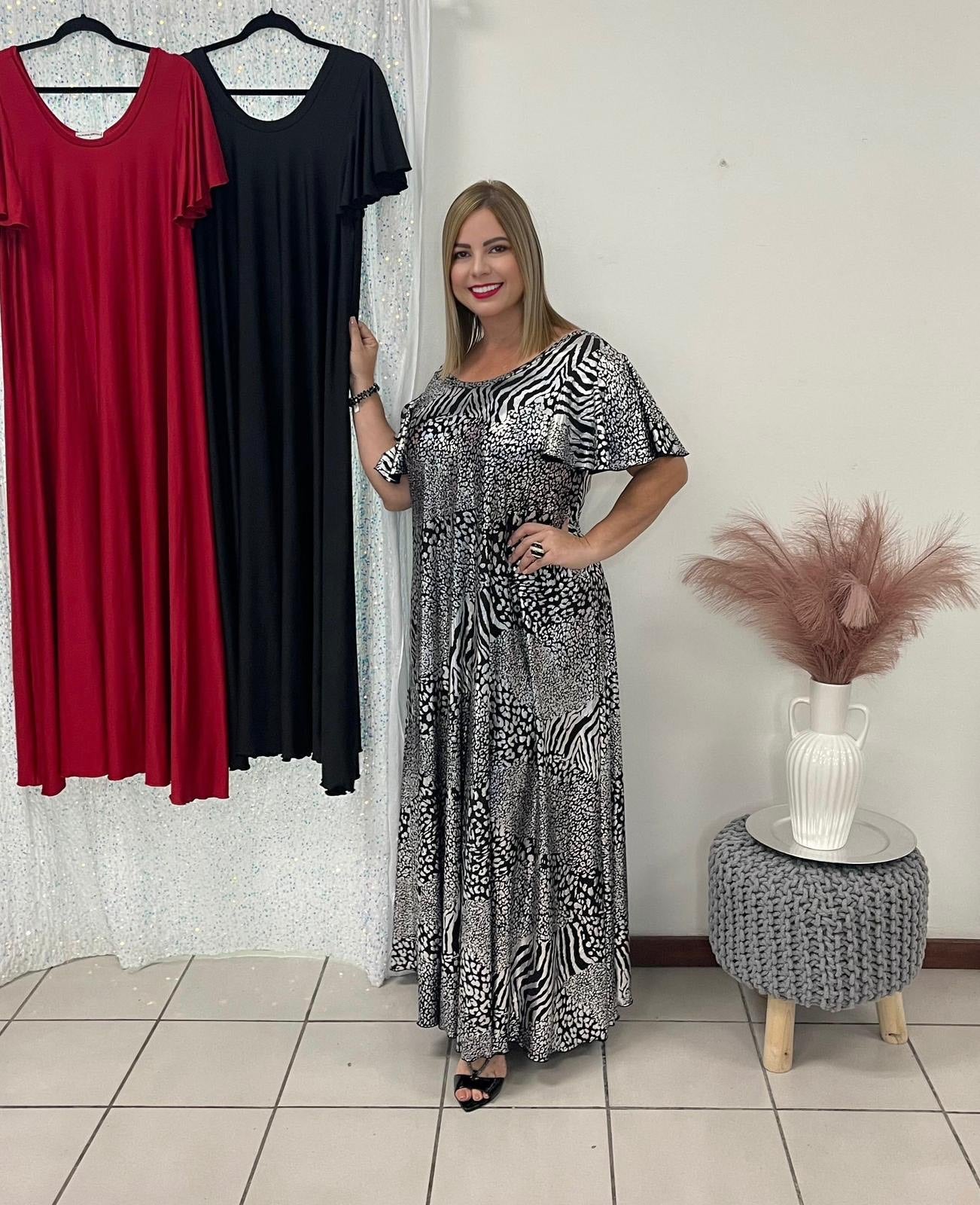 Red Maxi Dress By: Caludia Orozco