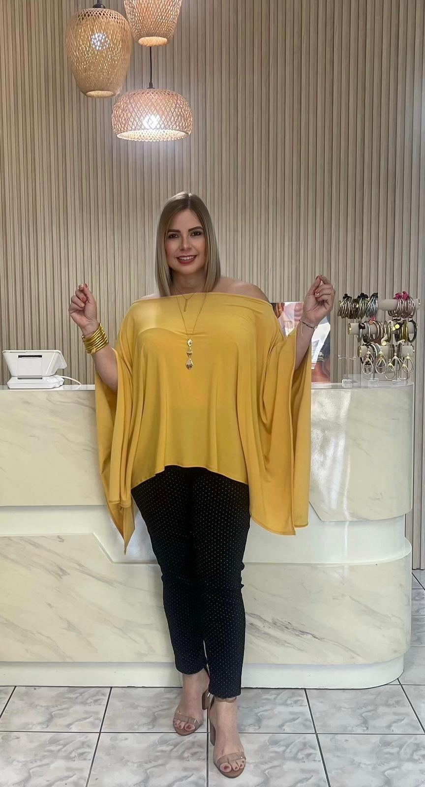 Yellow tunic plus