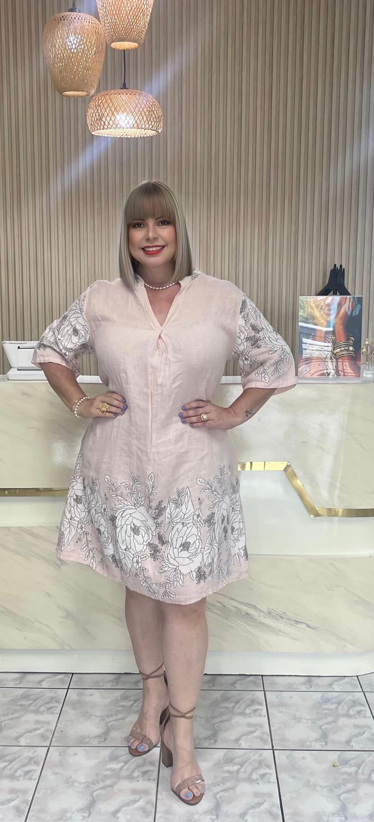 Plus short maxi dress by Italy
