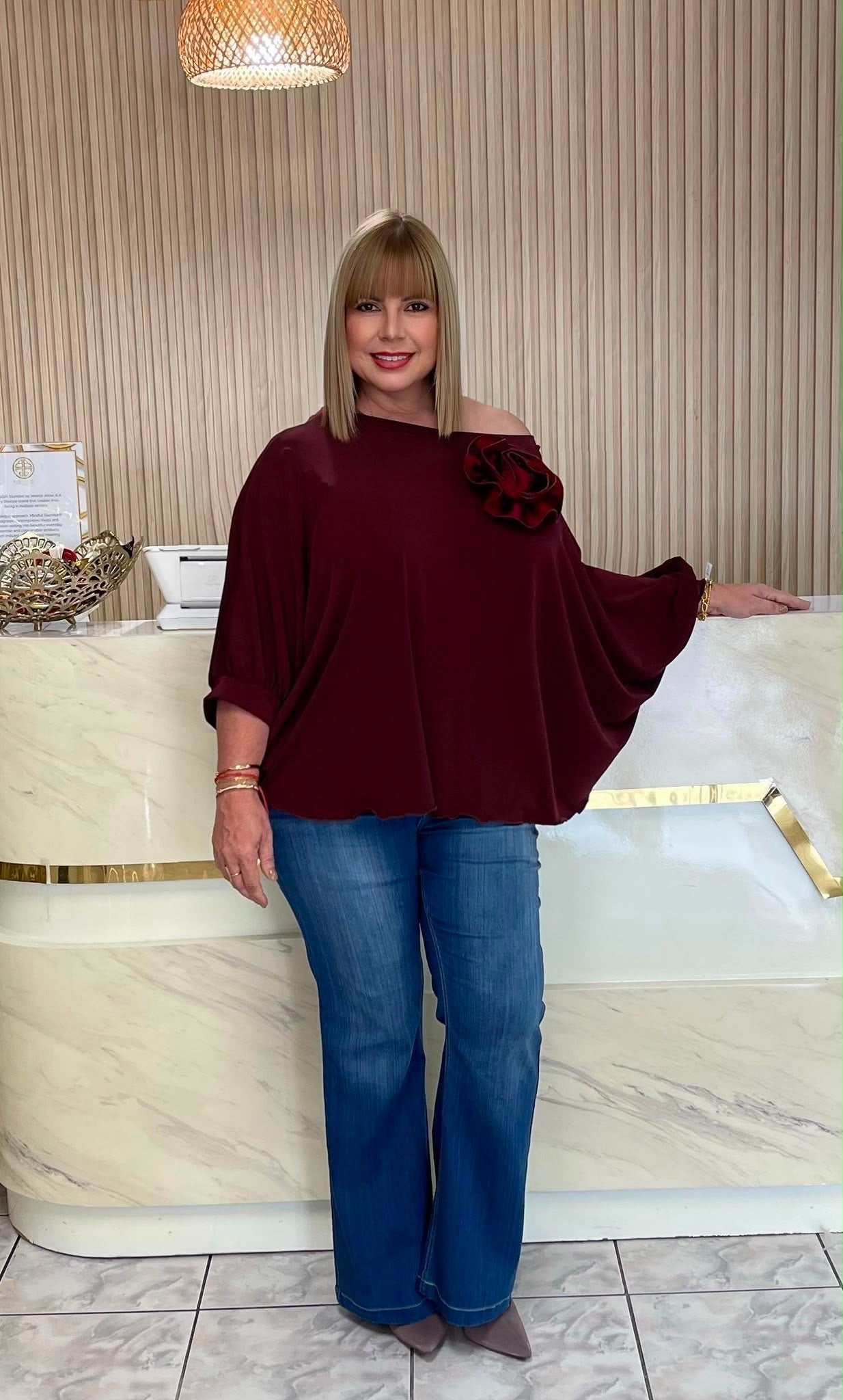 Plus top by Claudia orozco