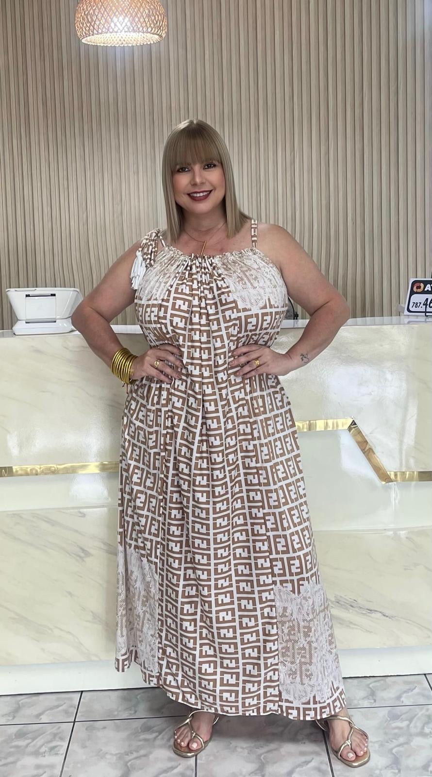 Plus maxi dress