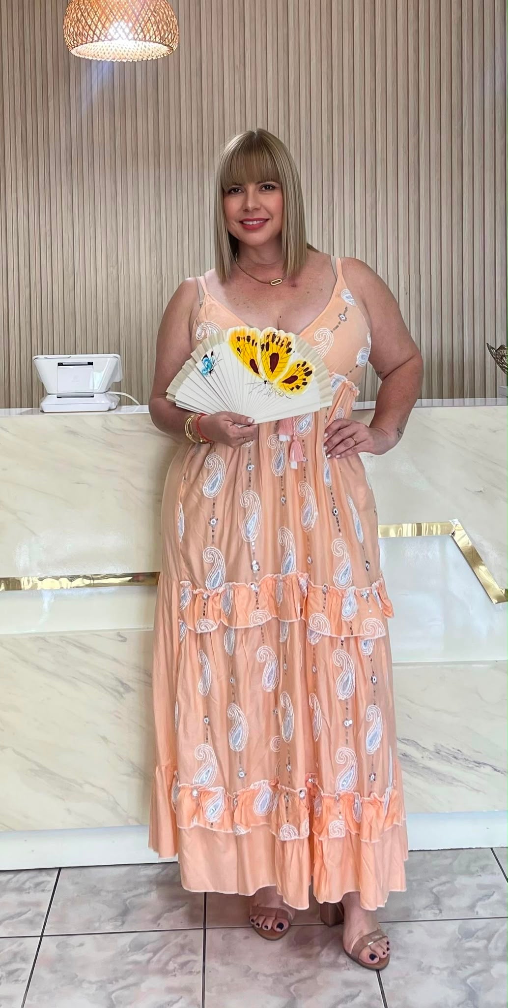Plus maxi dress