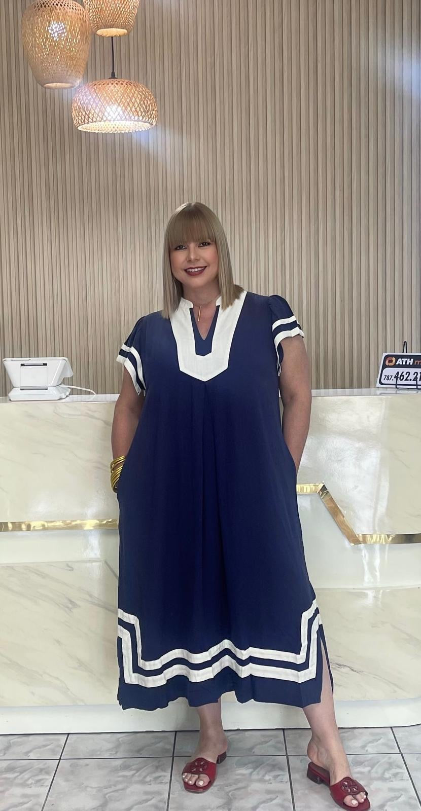 Plus maxi dress