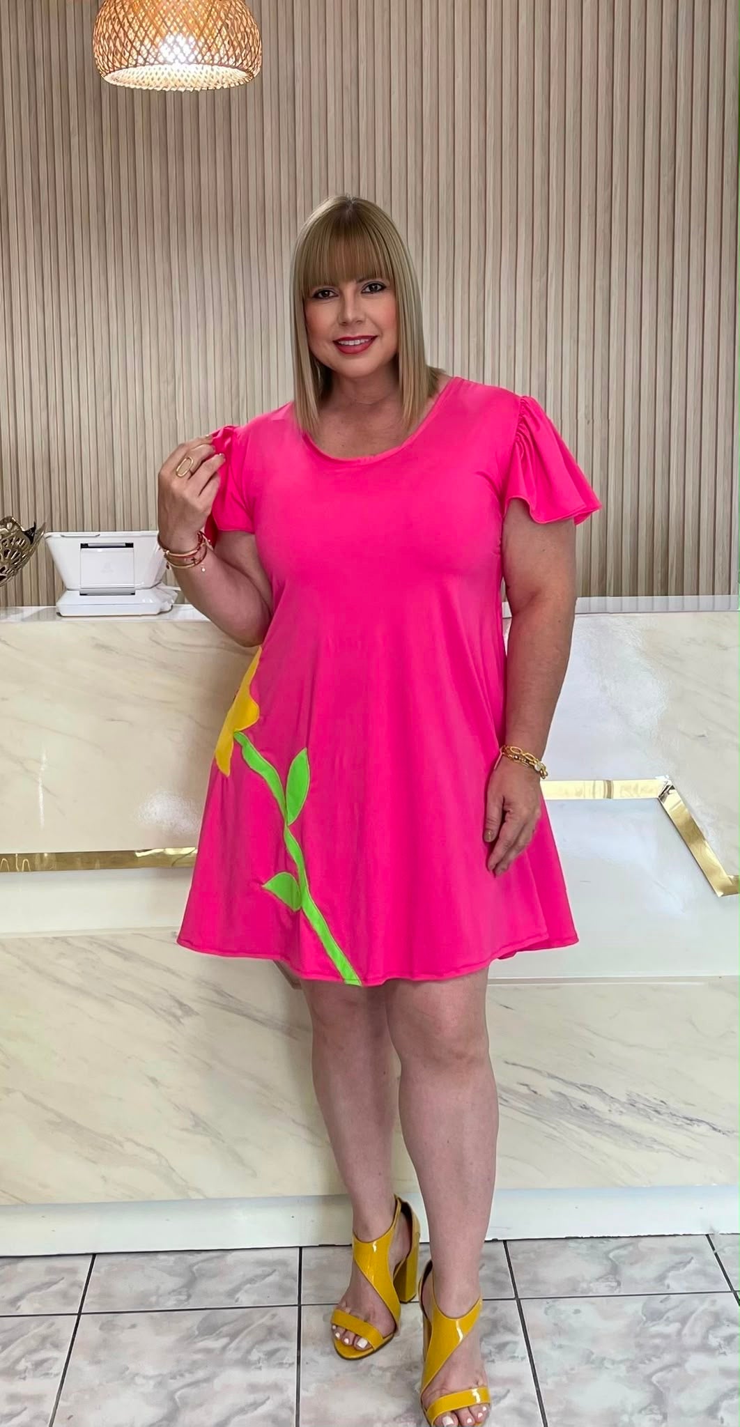 Plus shorts dress by sonia