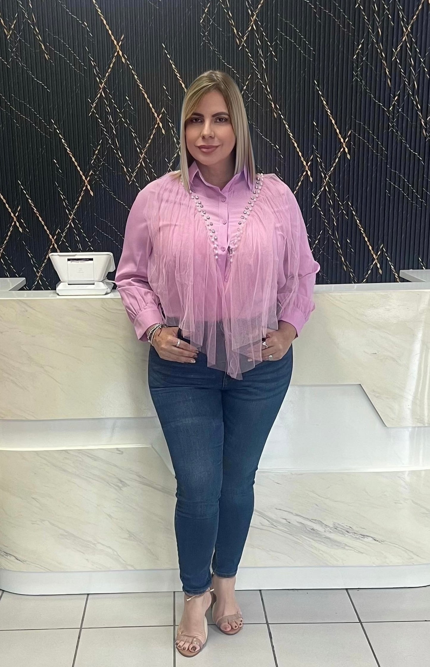 Lila plus top