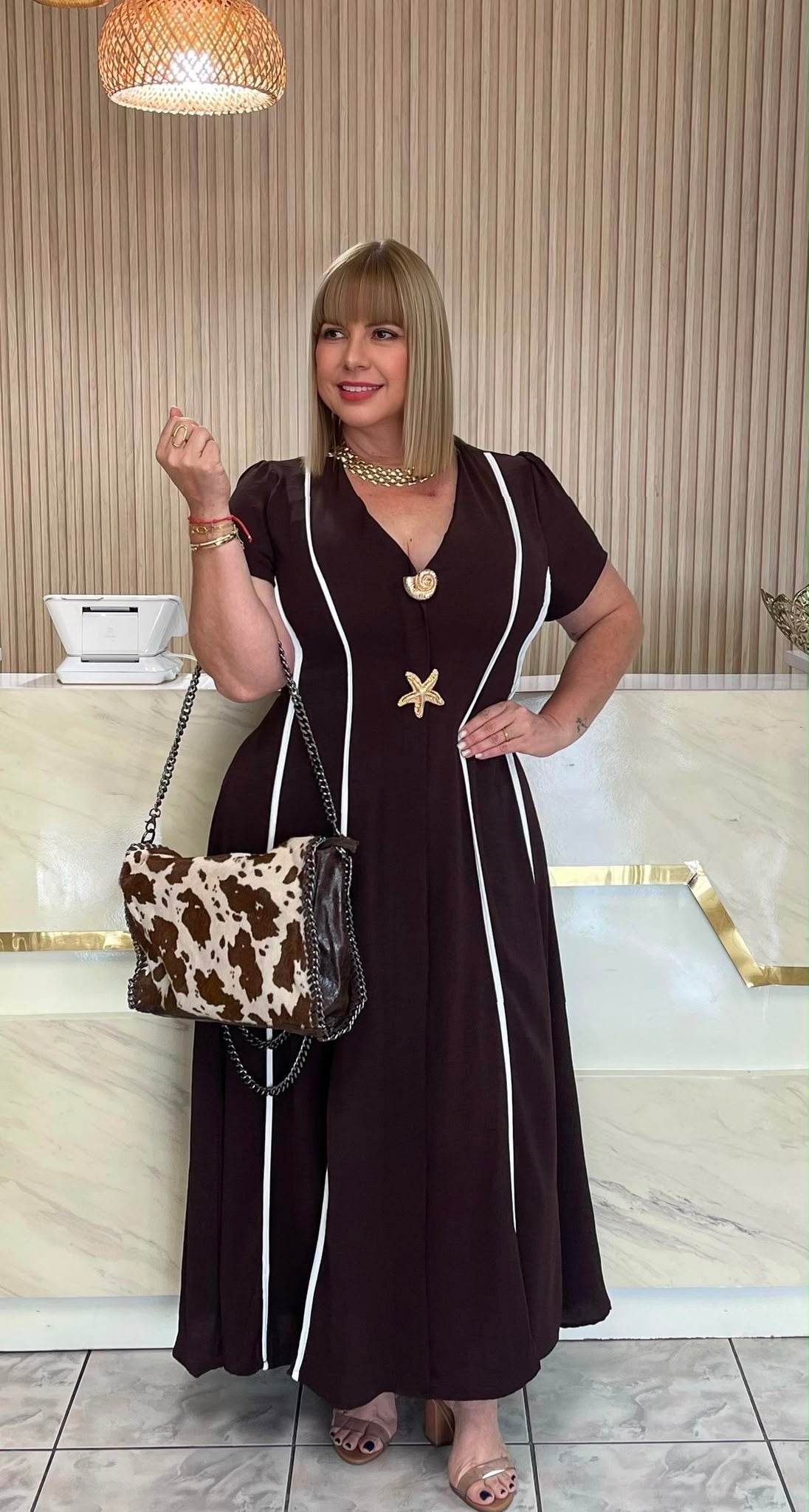 Plus maxi dress