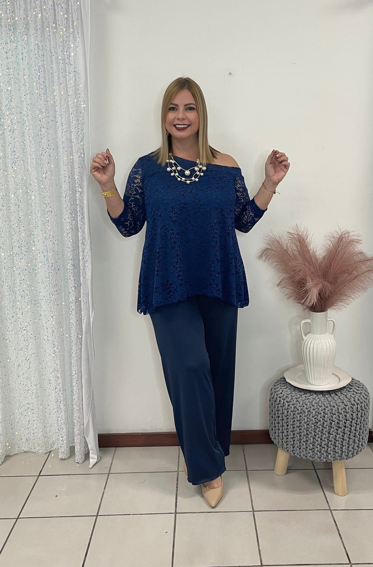 Plus Set Navy By: Claudia Orozco
