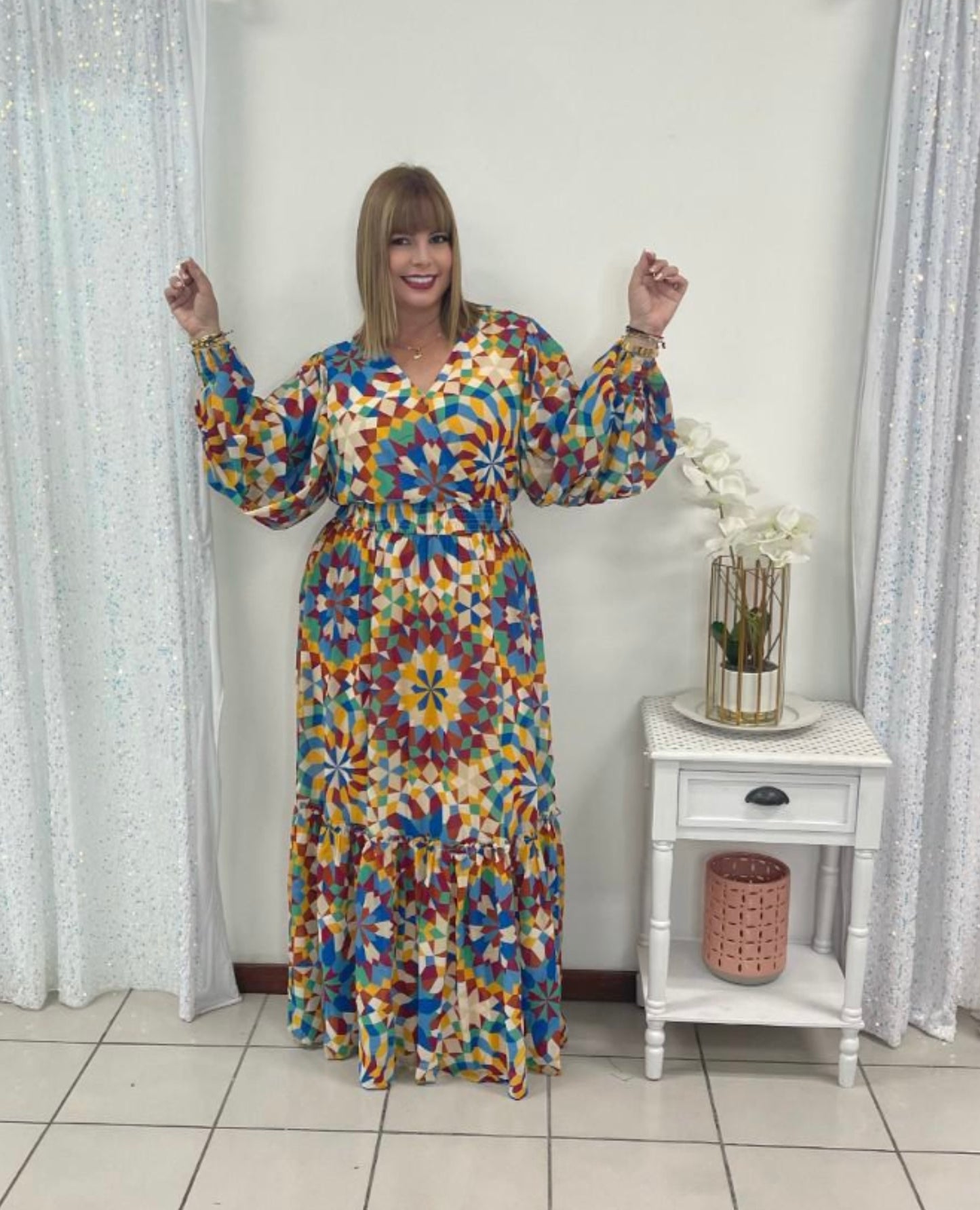 Plus maxi dress