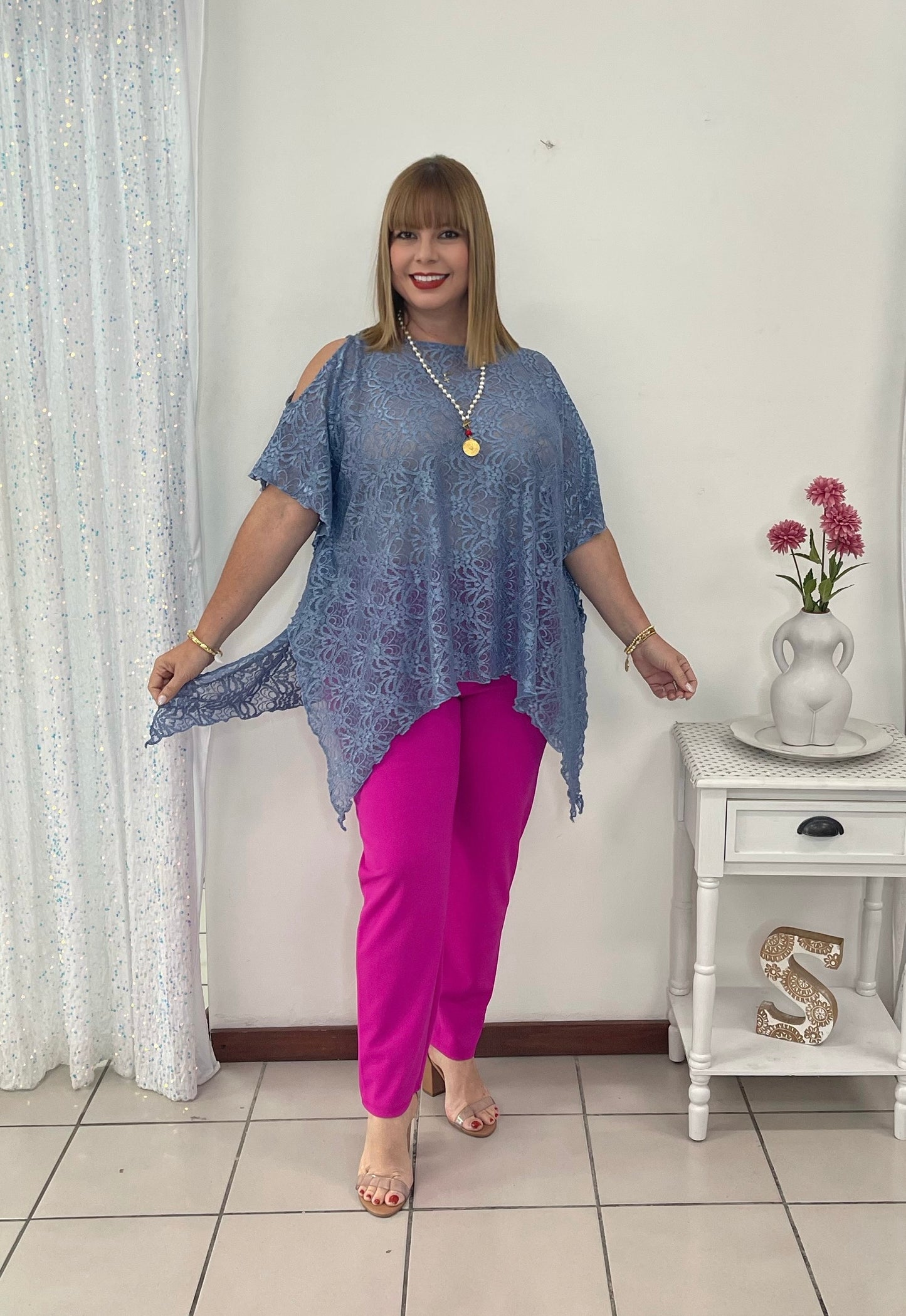 Plus Tunica Azul By: Zoraya Desing