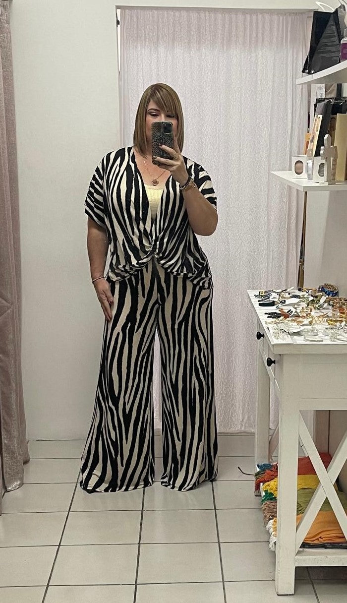 Plus animal print set