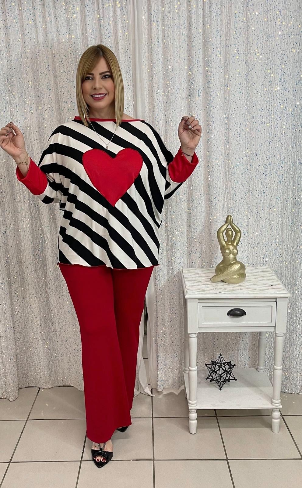 Plus heart top By: Zoraya Desing