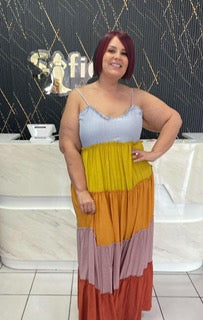 Plus maxi dress