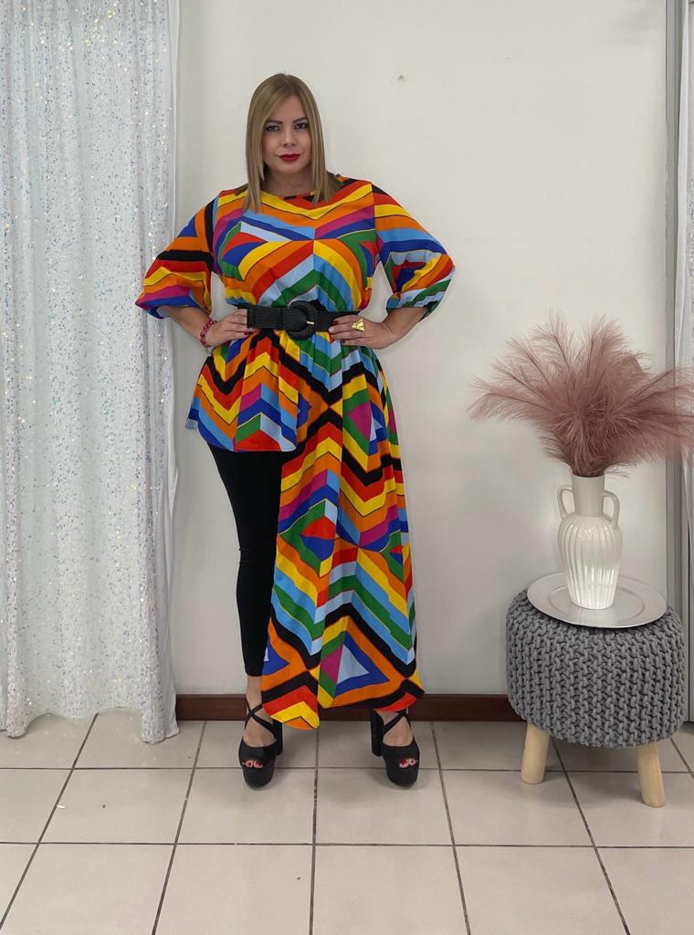 Plus Multicolor Top