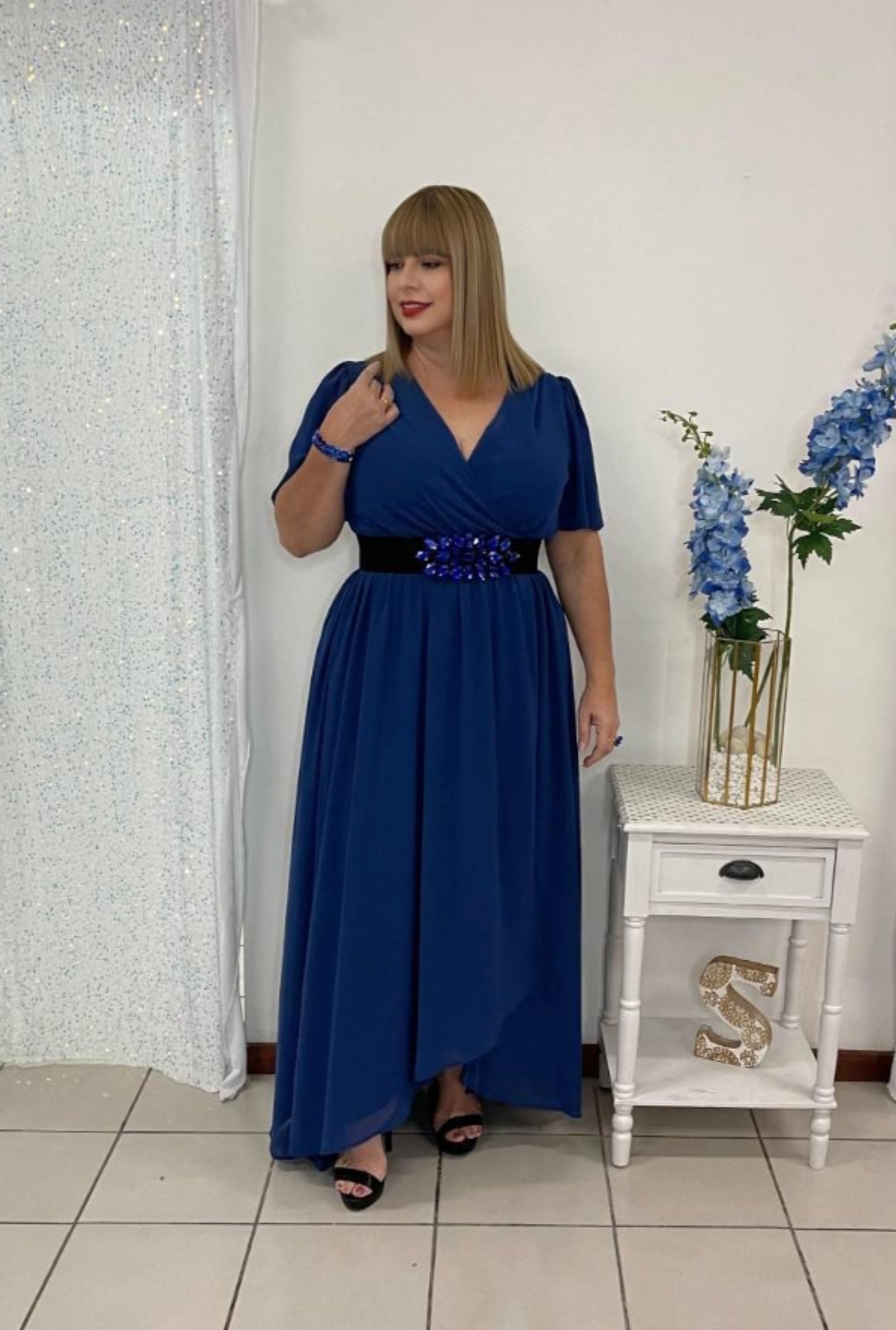 Plus Blue Maxi Drees