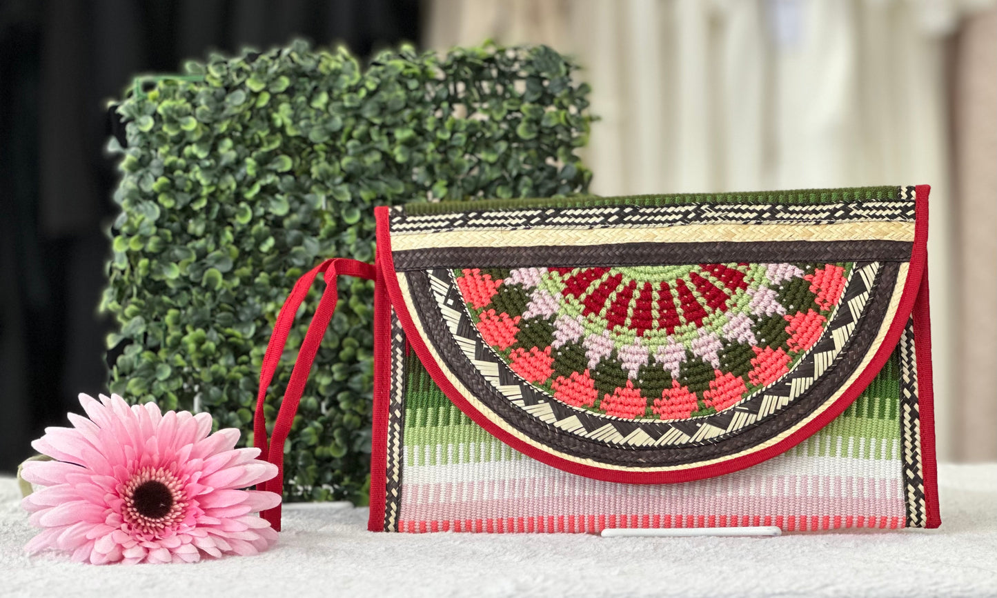 plus colors clutch bag