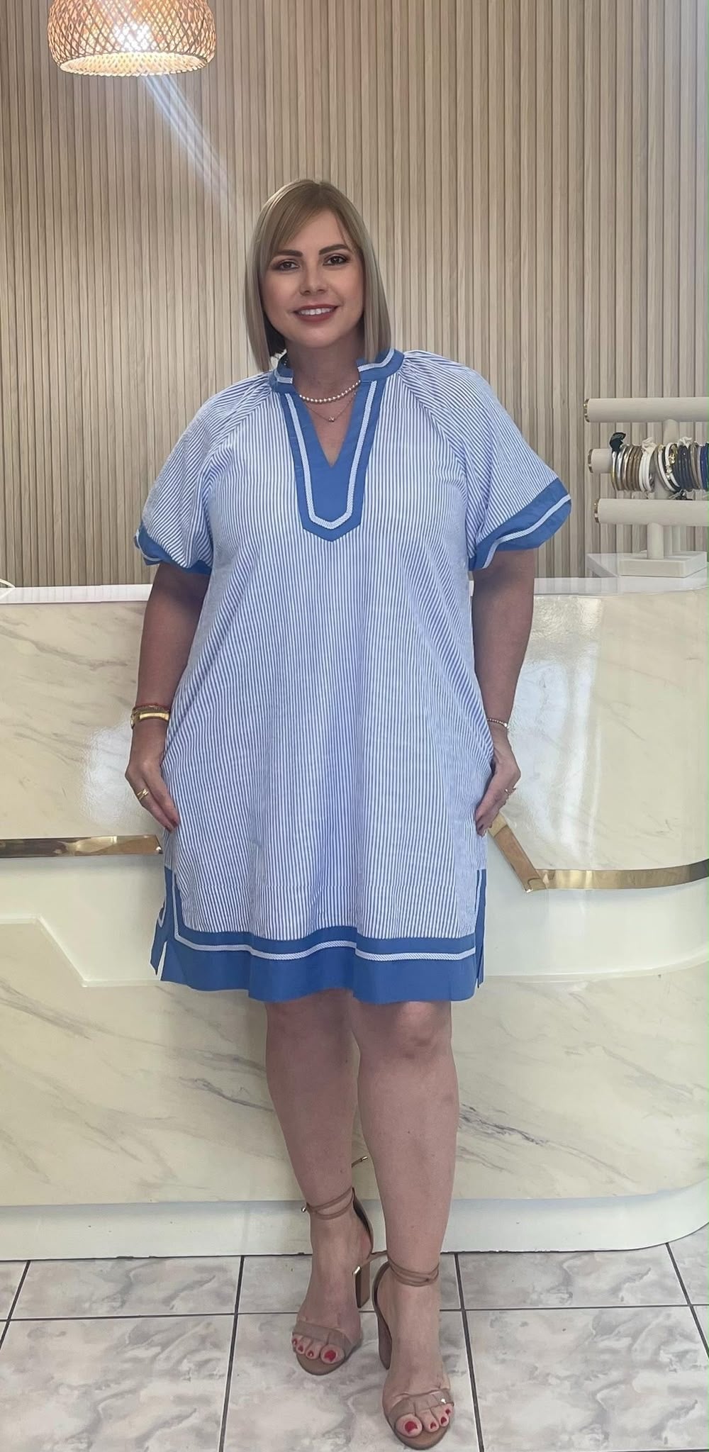 Plus midi dress