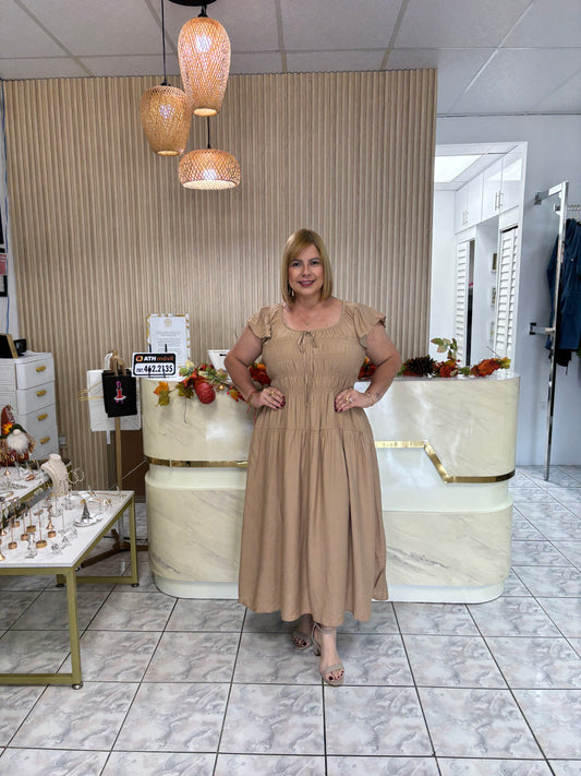Plus maxi dress