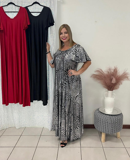 Red Maxi Dress By: Caludia Orozco