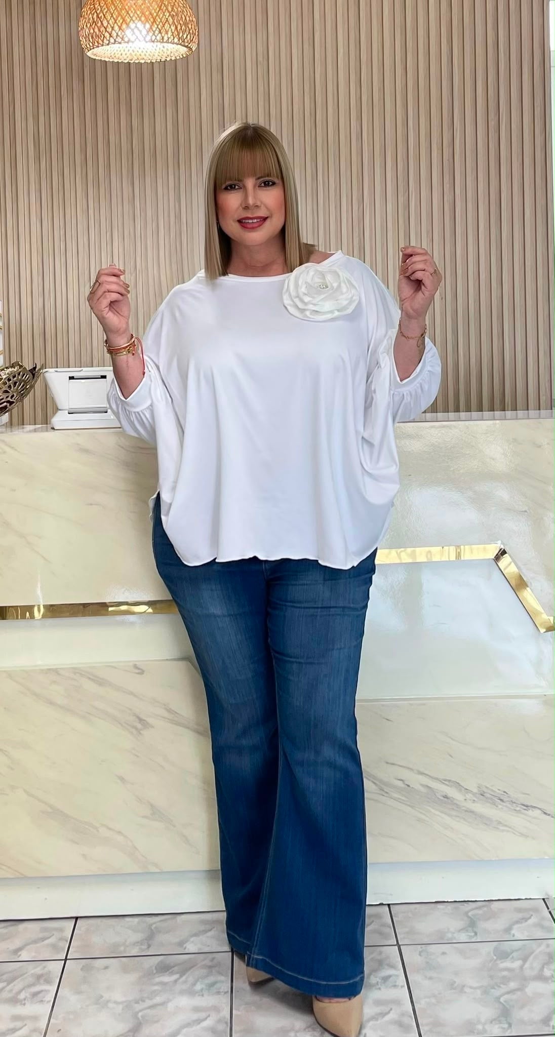 Plus top by Claudia orozco