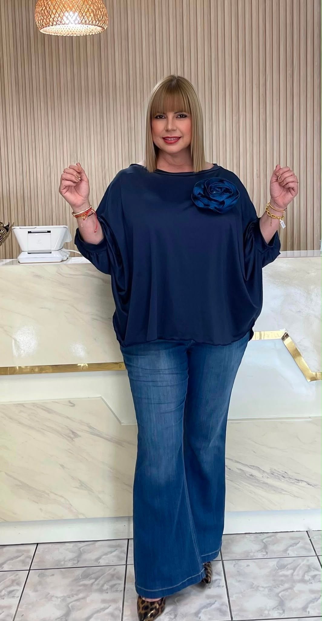 Plus top by Claudia orozco