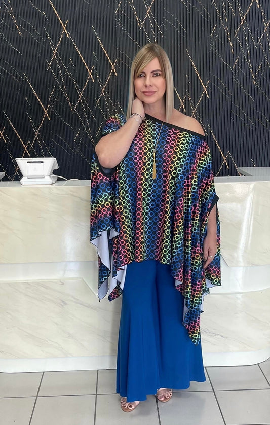 Print tunic plus by Claudia
