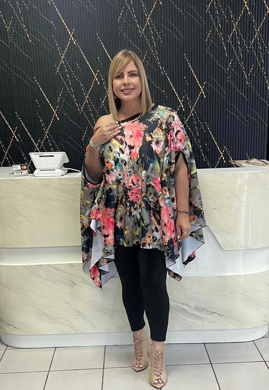 Flowers Tunic by Claudia Orozco