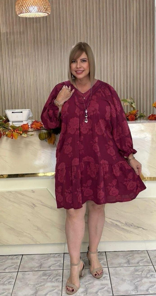 Plus midi dress