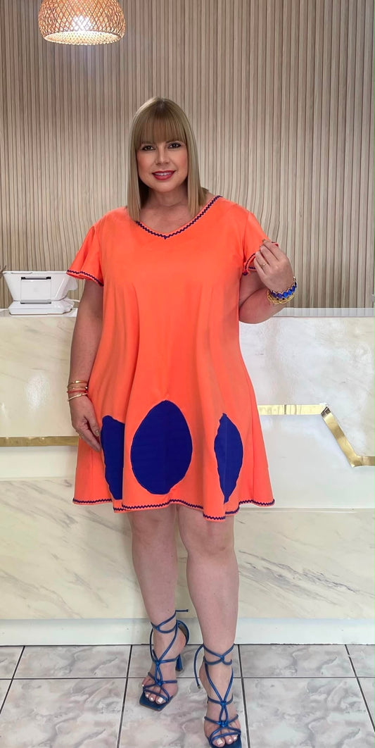 Plus shorts dress by Sonia