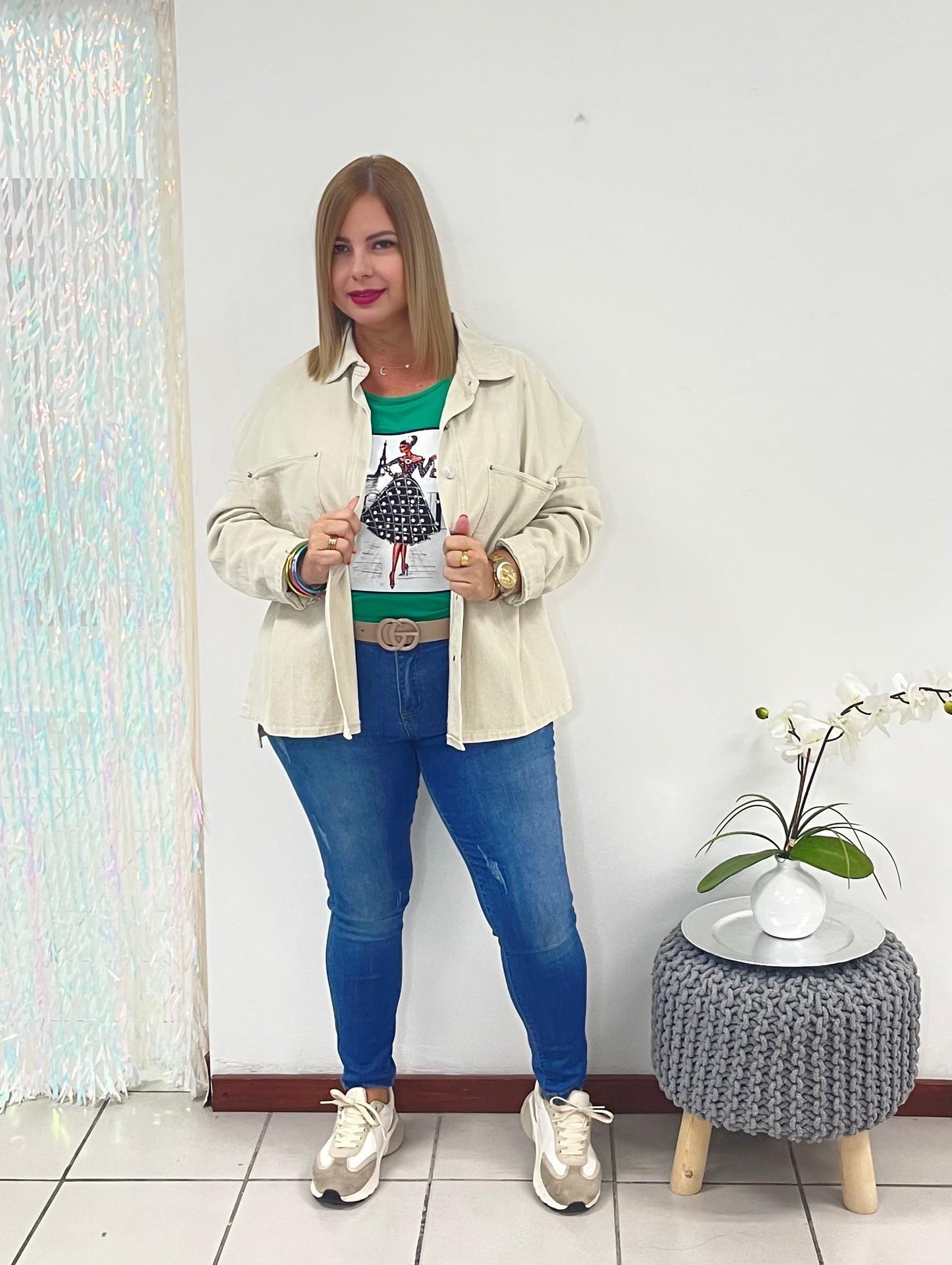 Plus Ivory jacket