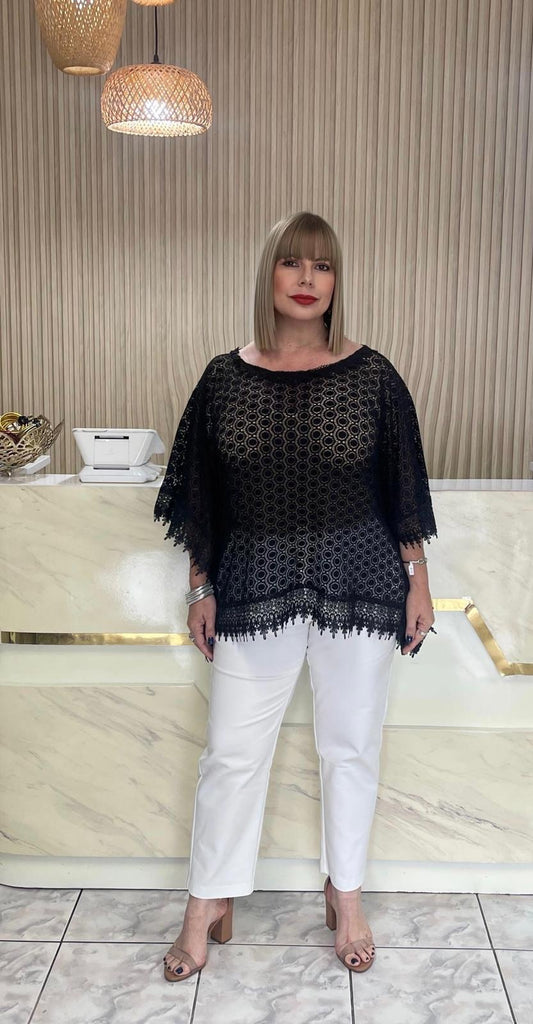 Plus tunic Black by Claudia Orozco