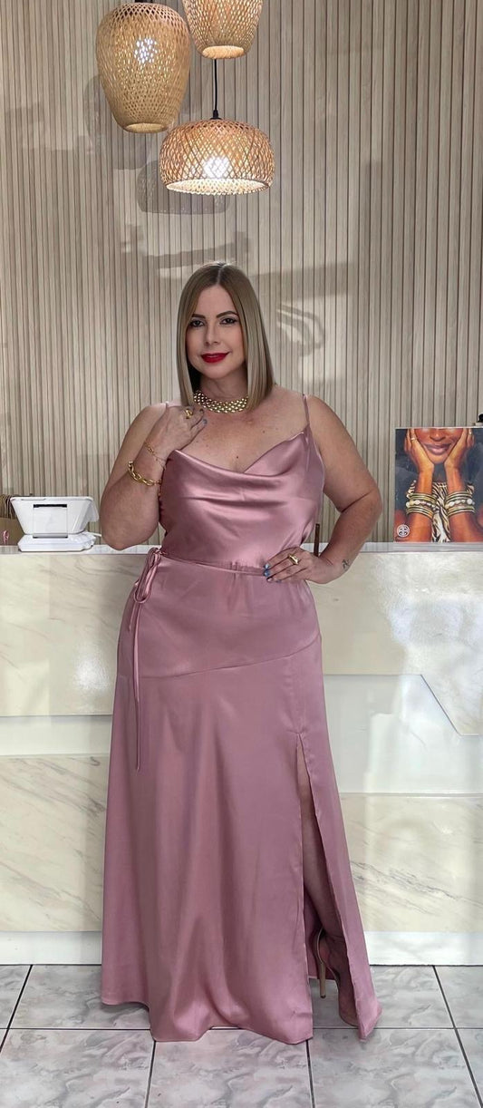 Maxi dress pink plus