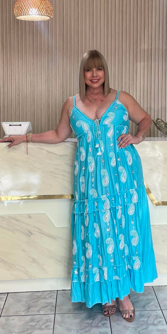 Plus maxi dress