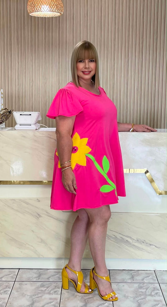 Plus shorts dress by sonia