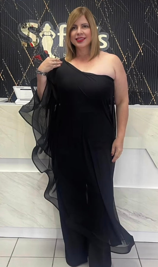 Black mech plus jumpsuit