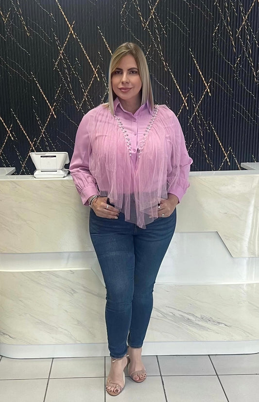 Lila plus top
