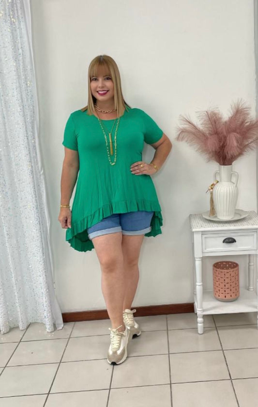 Plus Green Top