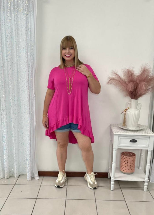 Plus Pink Top