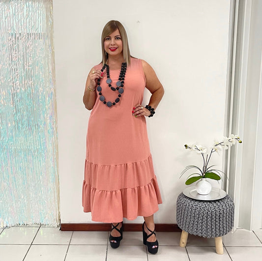 Plus Blush Middie Drees