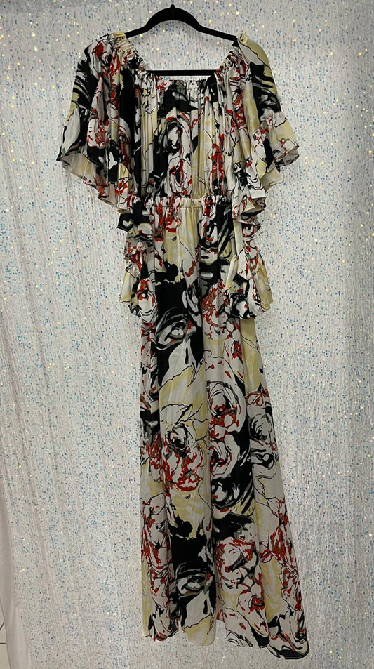 PLus off Shoulder Maxi dress