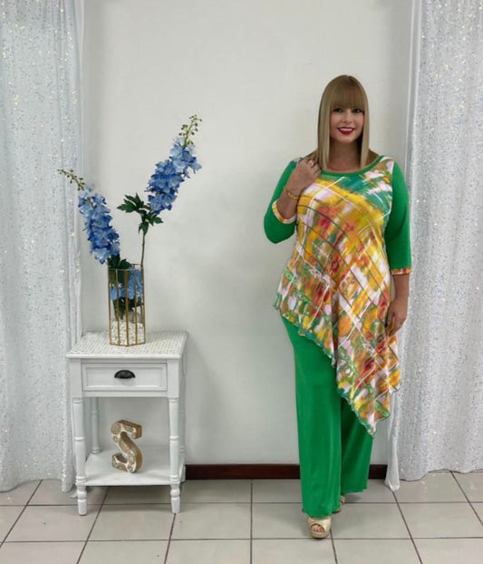 Plus green & yellow set by Claudia Orozco