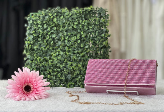 Plus pink clutch bag