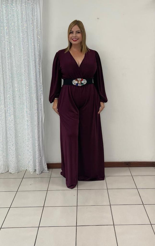 Plus Plum Jumpsuit