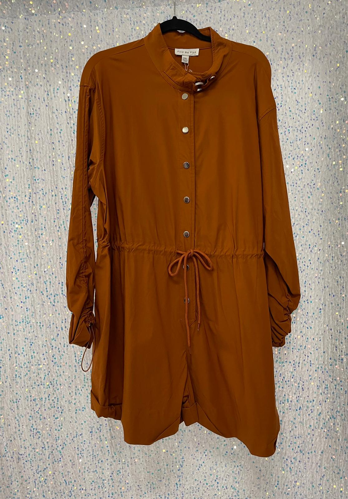 plus rust romper